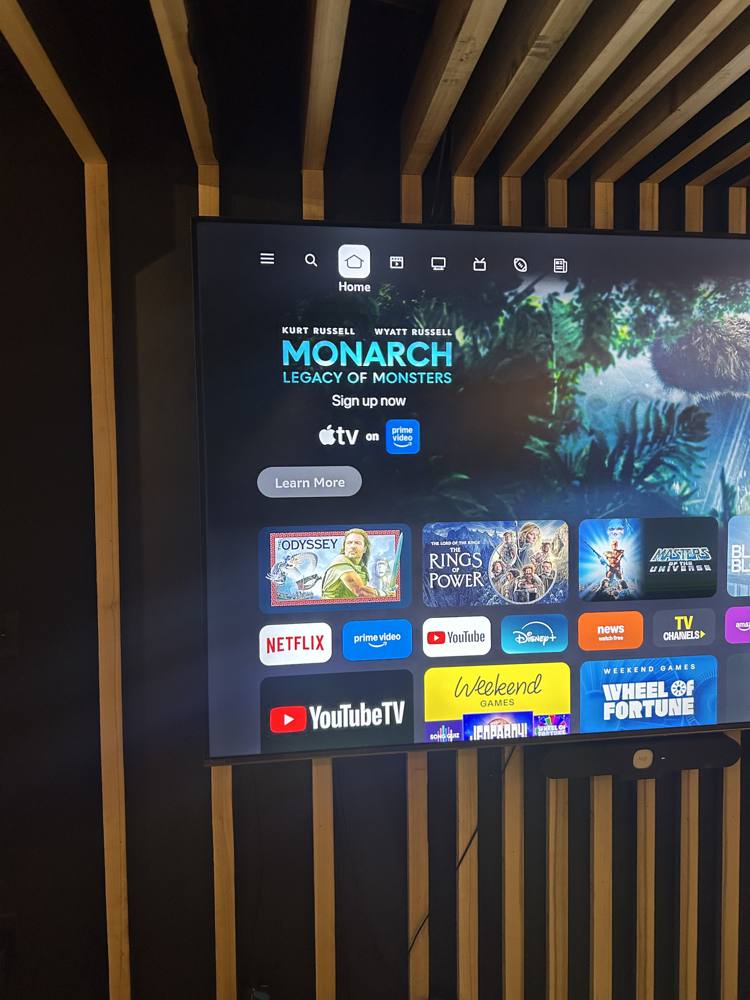 Hisense home screen
