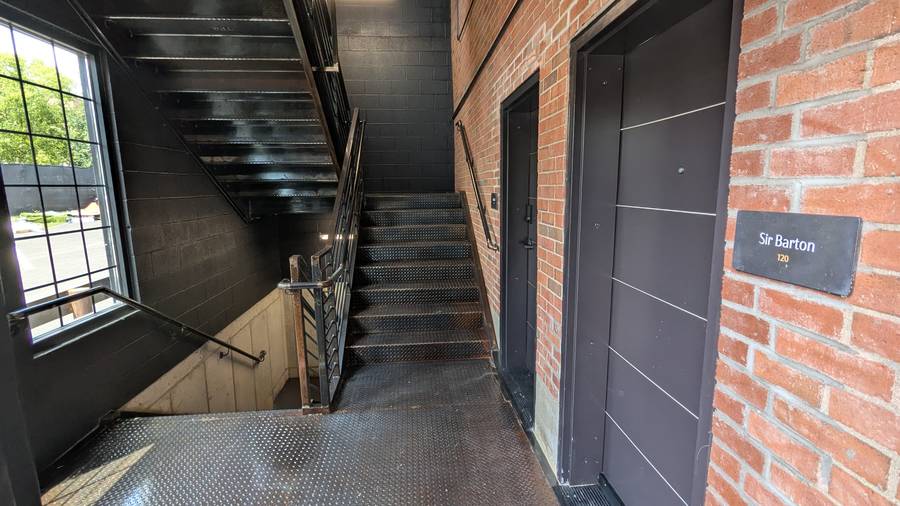 The West Stairwell at the first floor